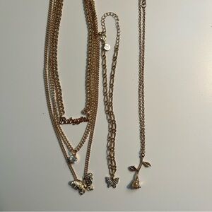 Gold Necklace Set